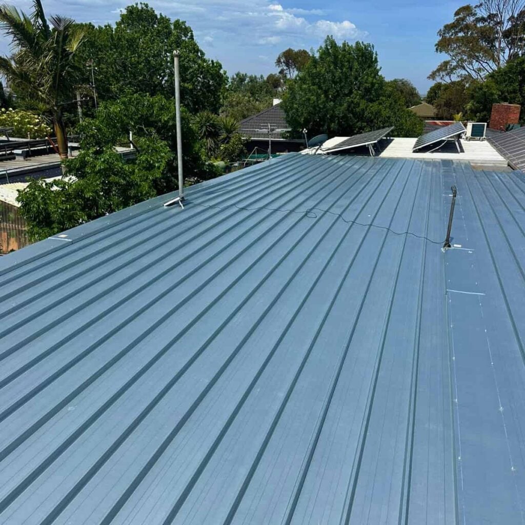 Full Roof Replacement by Barnes Family Roof Plumbing Example